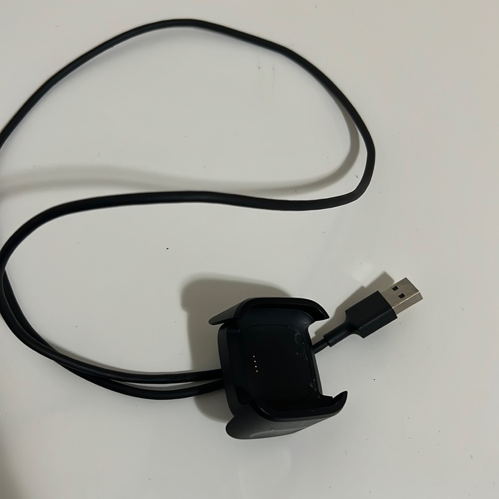 Fitbit Versa 2 charger.